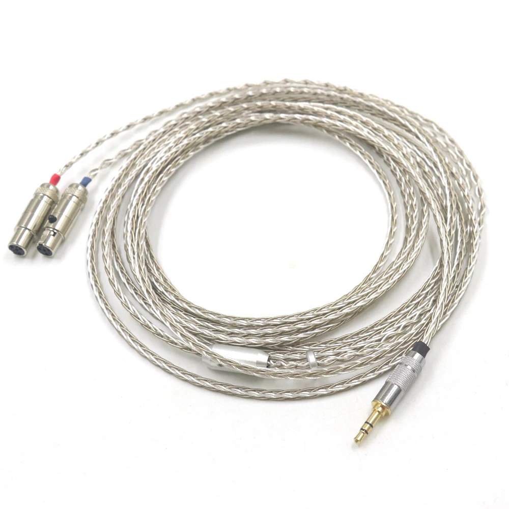 Обновление 152 ядра графенового + посеребренного кабеля для наушников Audeze LCD-3 LCD-2