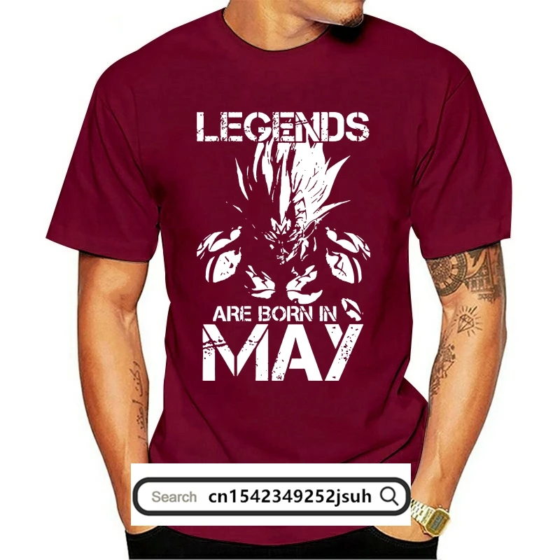 

Men T Shirt Legends Are Born In May Songoku Women t-shirt