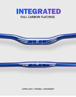 mtb carbon handlebar bicycle handlebar 31 8580 760mm dazzle blue to purple handlebars for mountain bike accessories