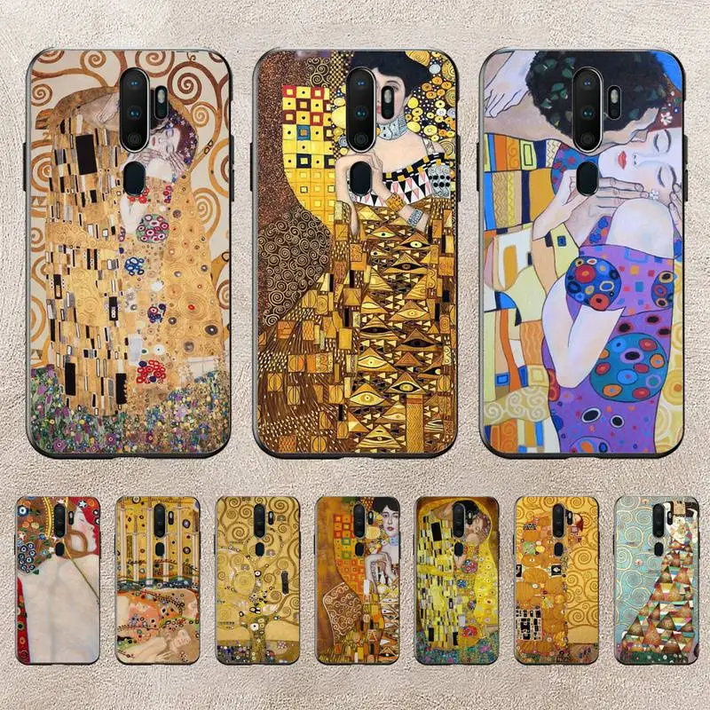 

YGustav Klimt Tree Life Kiss Phone Case For Redmi 9A 8A 6A Note 9 8 10 11S 8T Pro K20 K30 K40 Pro PocoF3 Note11 5G Case