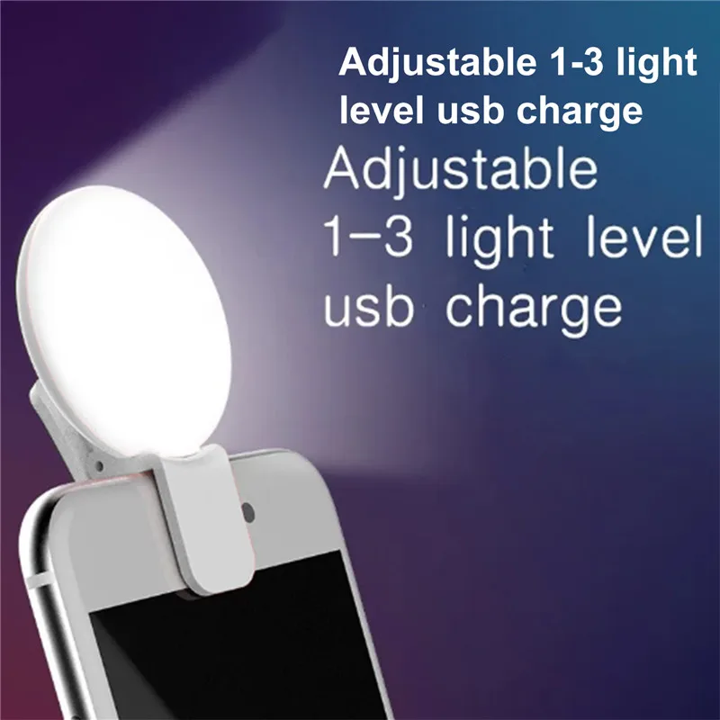 Портативный мини-штатив для селфи с аккумулятором 3 режима