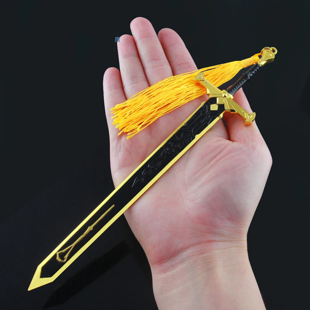 

Genshin Impact Diluc Ragnvindr Weapon Favonius Greatsword Metal Weapons Collection Model Toy Anime Accessories Cosplay Props