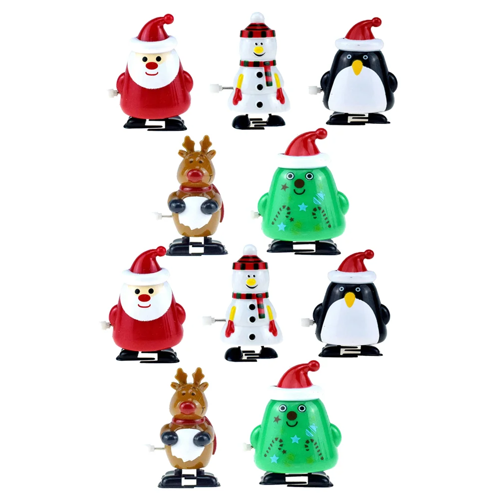 

Toy Toys Table Decorations Year Santa Clockwork New Christmas Novelty Funny Gift Walking Shelf Goodiefigurinescenterpieces