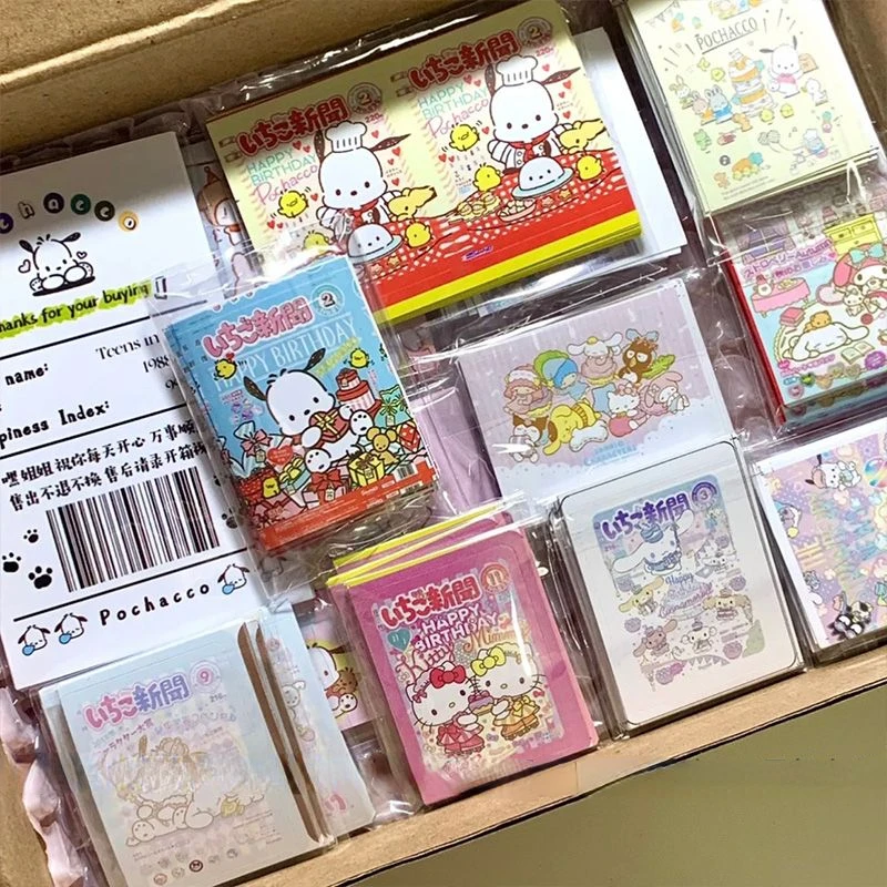 

500 листов/набор, наклейки Sanrio Hello Kitty Kuromi