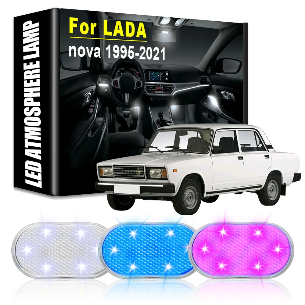 

Car LED Atmosphere Lights Car Rechargeable Touch led Lamps Automotive Goods Car Accessories Auto Tools for LADA nova-1995-2021