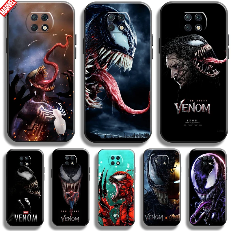 

Venom Marvel For Xiaomi Redmi Note 9T Phone Case 6.53 Inch Soft Silicon Coque Cover Black Funda Captain America Comics