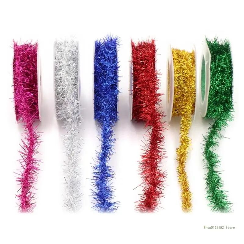 QX2E 4 9-футовые гирлянды из мишуры Рождественская гирлянда для рождественской елки