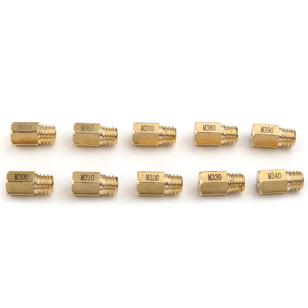 10 шт. мотоциклетный шестигранный главный струй подходит для карбюратора Mikuni VM TM