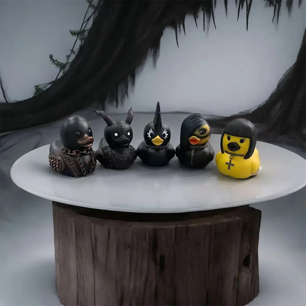 Фигурка Дьявола Утки Из Смолы Готическая Панк-скульптура Животного Для