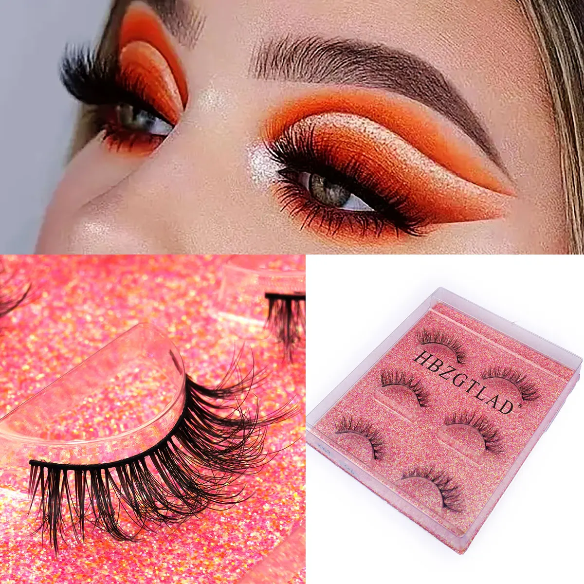 

NEW 3pairs Makeup Mink Eyelashes 100% Cruelty free Handmade 3D Mink Lashes Full Strip Lashes Soft False Eyelashes Makeup Lashes