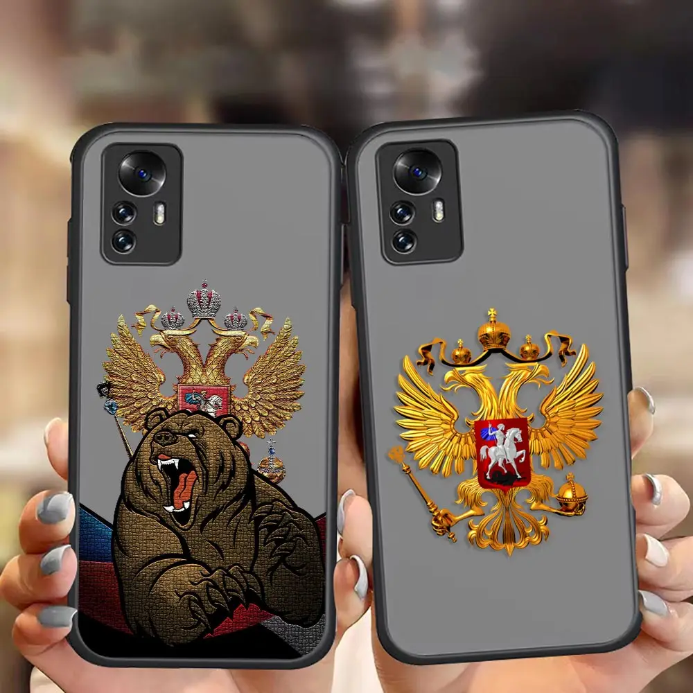

Fashion Russia Russian Flags Emblem For Xiaomi 12 Pro Case For Xiaomi Mi 12 Mi 11 Mi 11T 10 10S 9 8 6X 5X Ultra Lite Tpro Pro