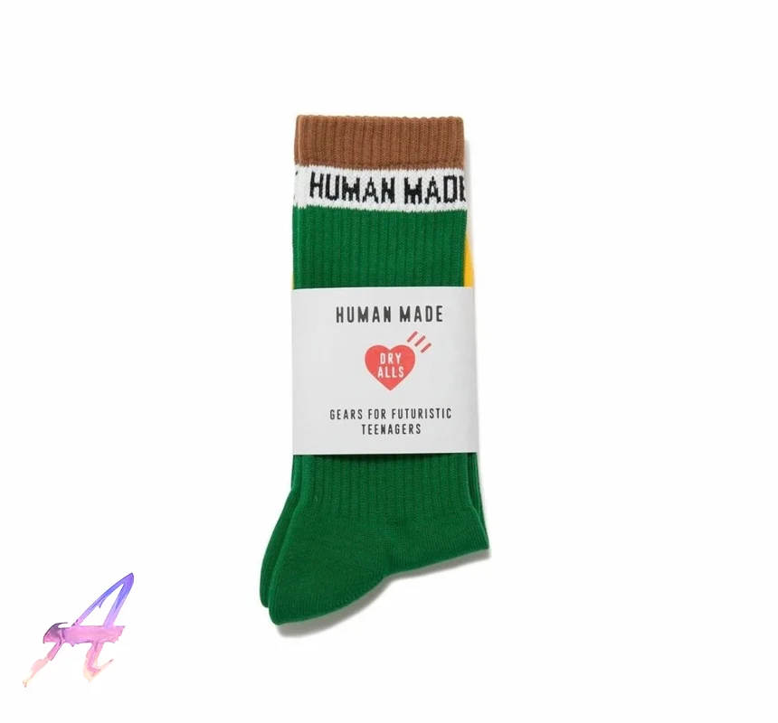 HUMAN MADE Socks Men Women Cotton Duck Print Keep Warm Long Tube Human Made Pile Socks