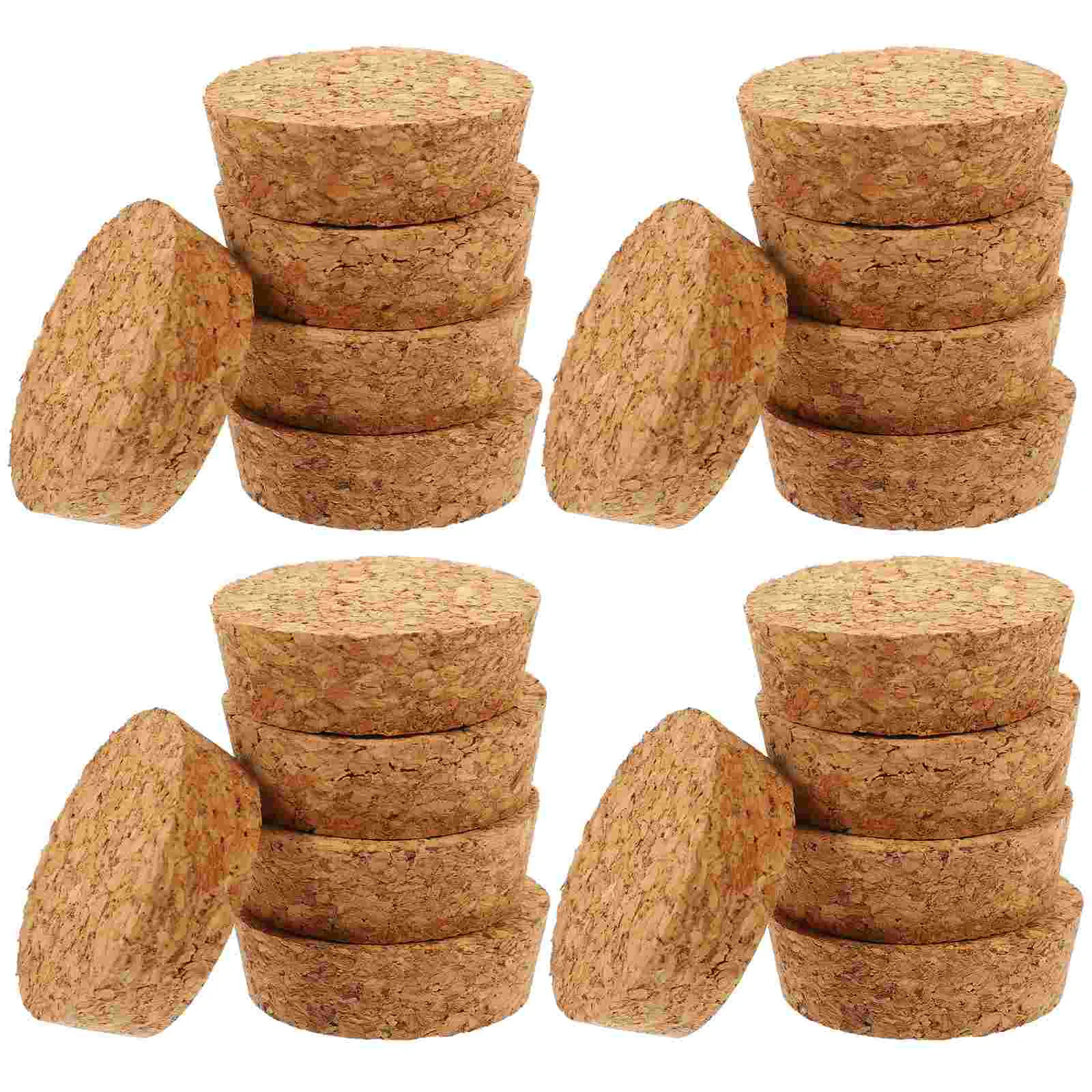 20 шт. стеклянные бутылки пробковые напитки деревянная пробка графин мини-пробки