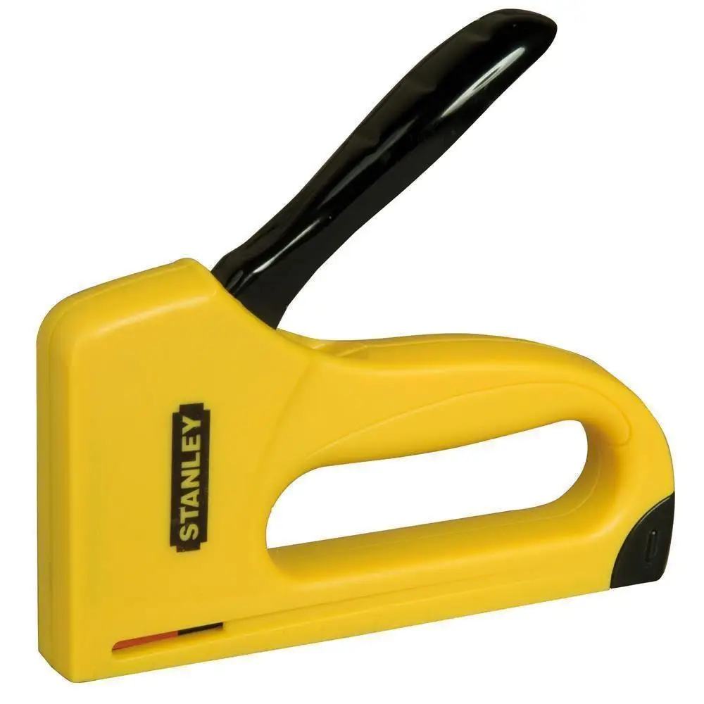 Stanley ST6TR35 6-8-10mm Staple Gun, Home and Office Ideal For, Compression Quick-Correcting Mechanism