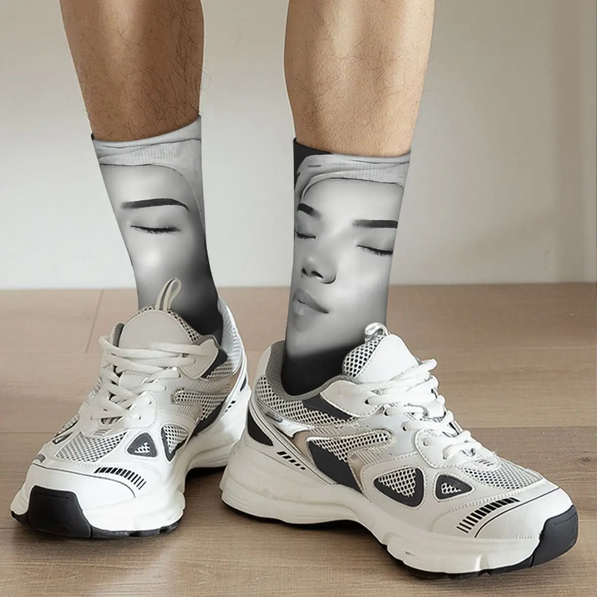 Забавные сумасшедшие компрессионные забавные носки для мужчин в стиле хип-хоп