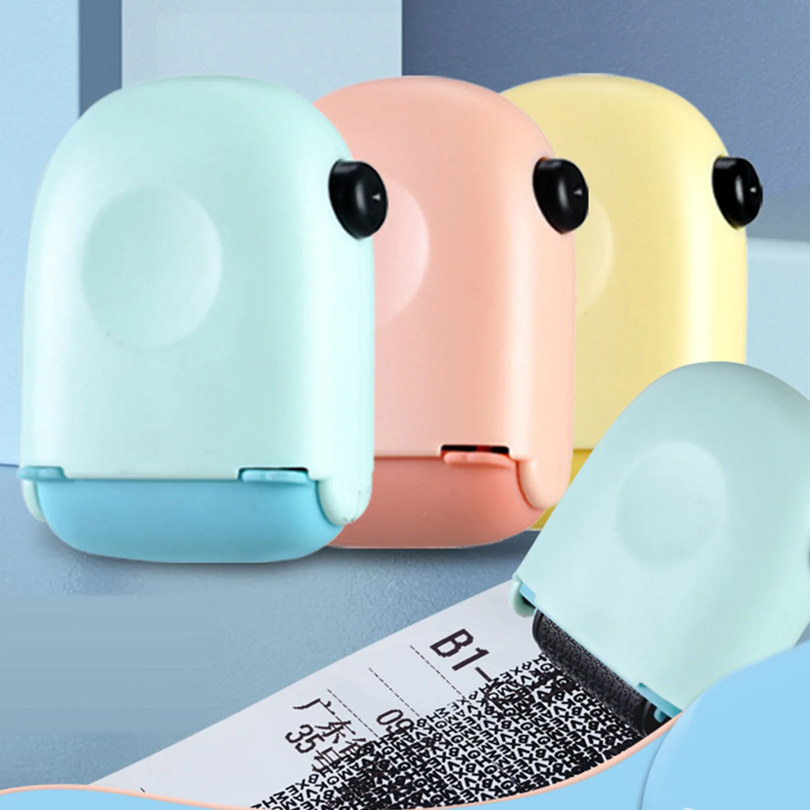

Theft Protection Stamp for Personal Information Privacy Seal Durable Identity Theft Protection Security Self Covering Garbled