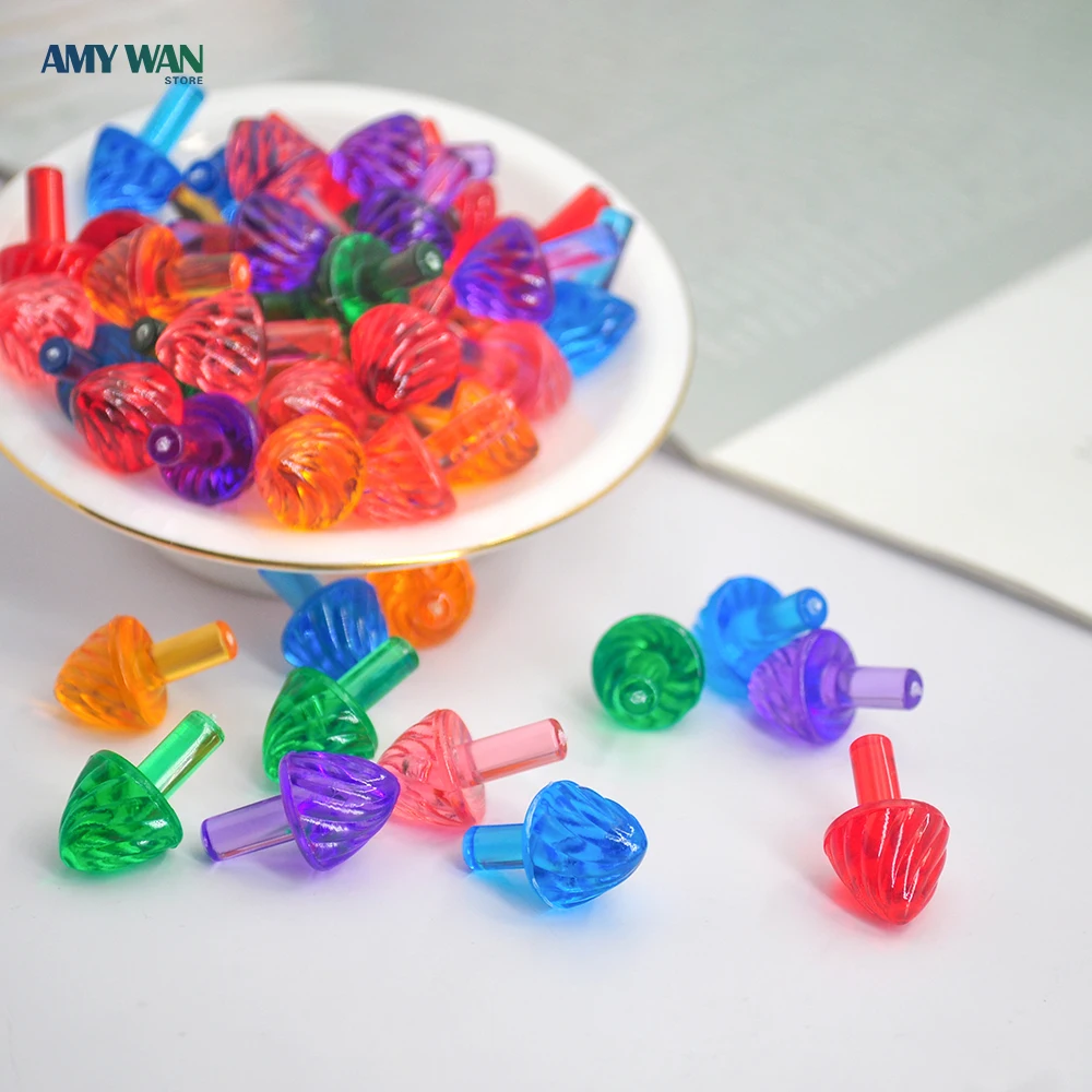 50 шт. декоративные керамические бусины в виде грибов