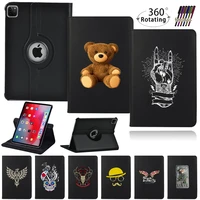 tablet cover case for ipad air3 10 5 air 4 2020 air 5 10 9 ipad air 1 2 9 7 inch 360 rotating flip stand leather casepen