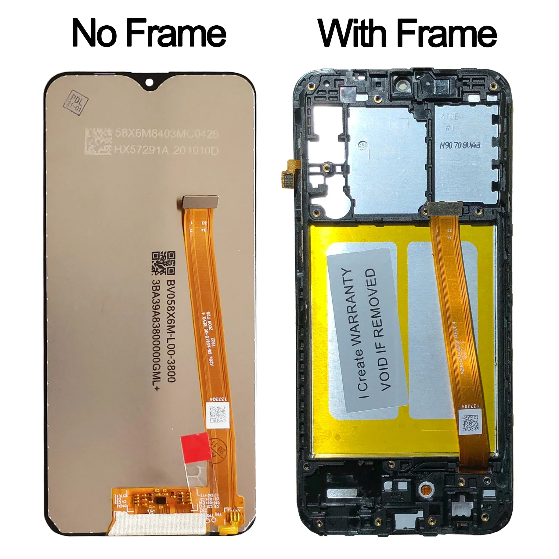 Фото 5,8 ''ЖК-дисплей для Samsung Galaxy A10E A102 SM-A102U A102F/DS, замена преобразователя сенсорного экрана в сборе №2