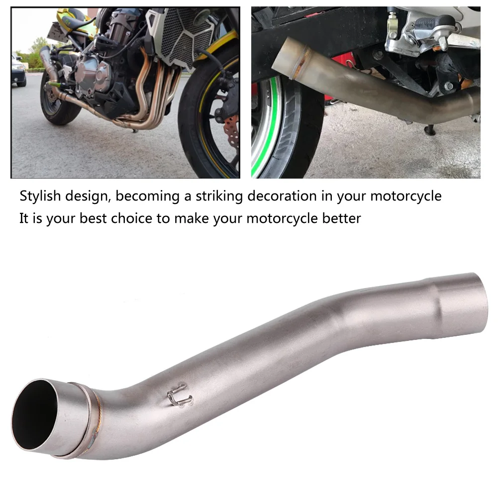 

51 мм/2,0 дюйма полная выхлопная система для мотоцикла, средний соединительный элемент для передней трубы для Kawasaki Z750 2007-2012, Новое поступление