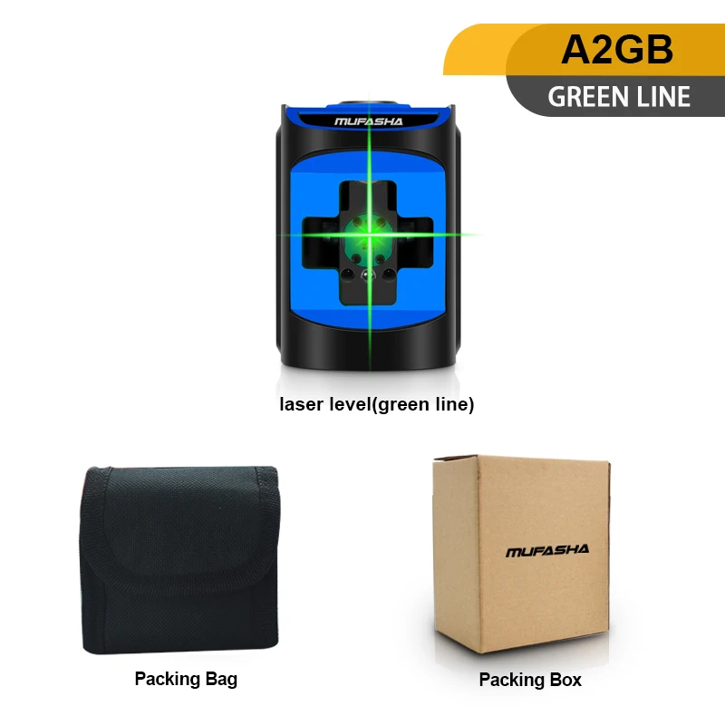 

Лазерный уровень MUFASHA A2G зеленый 2 линии
