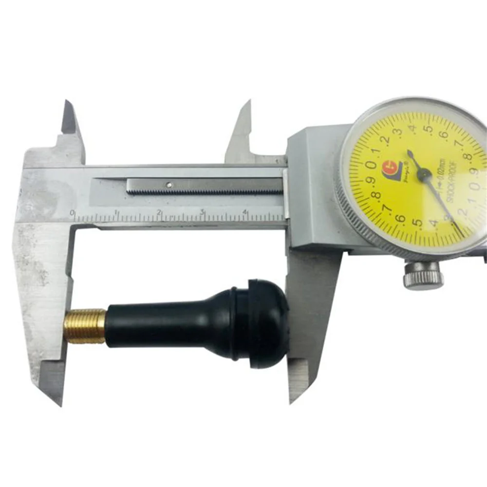 100 шт. TR412/TR413/TR414 короткие черные резиновые стержни клапана TR412 бескамерные шины