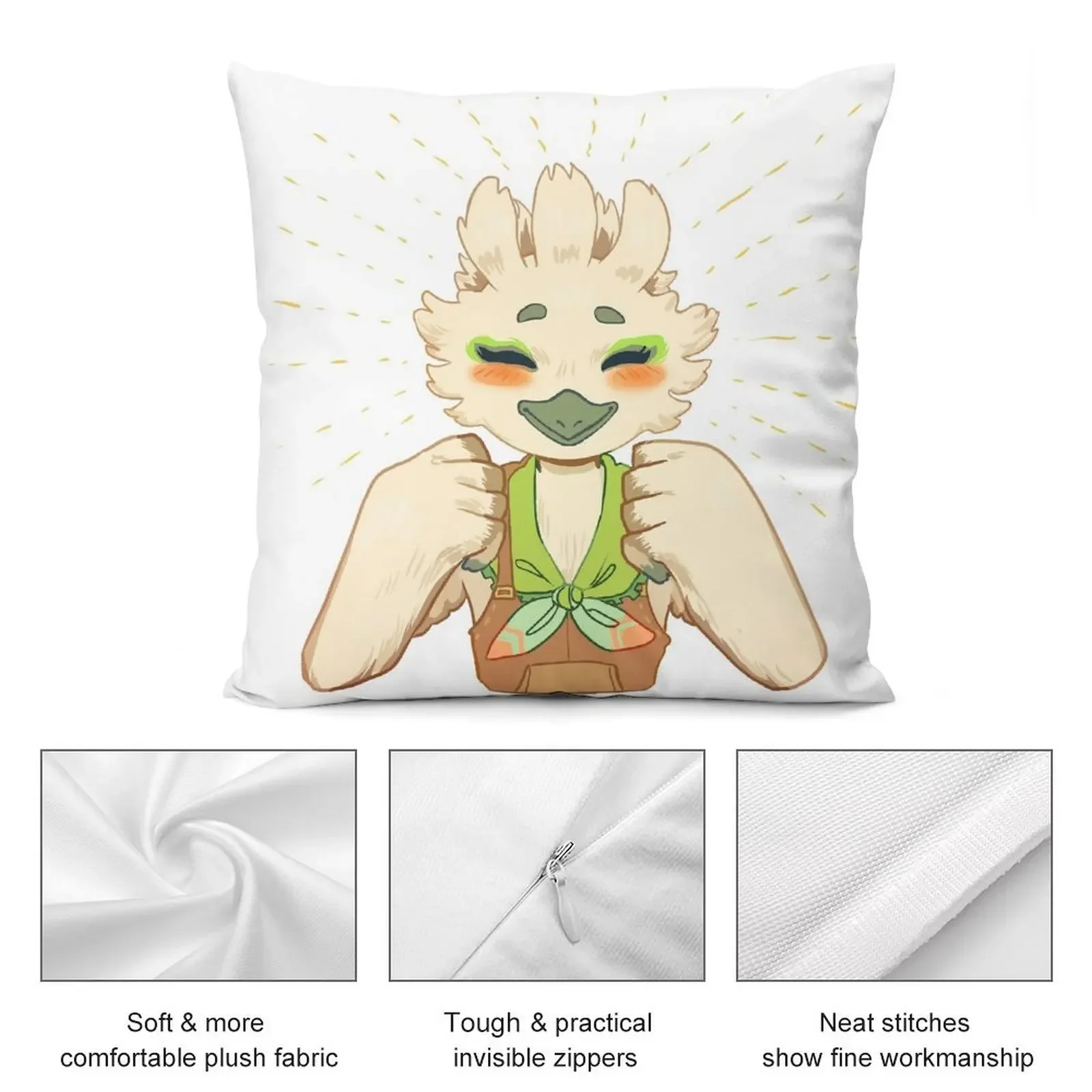 Тюлин любит тебя! Декоративная роскошная наволочка для подушек