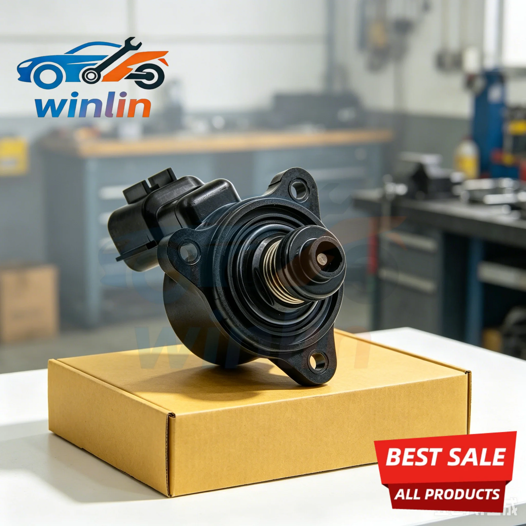 Фото Клапан регулировки холостого хода OEM IAC 1450A067 для Mitsubishi Pajero Mini VR F5 MD628274 MD628316 №4