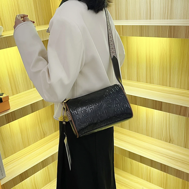 

Сумка крокодиловая женская из натуральной кожи, саквояж кросс-боди с широкими ремешками, сумочка кросс-боди, 2022