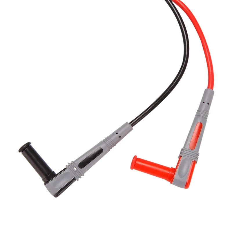 

2X Multimeter Test Leads Kit Digital Electrical Test Probes Set With Alligator Clips Mini Grabber Test Hook Clips