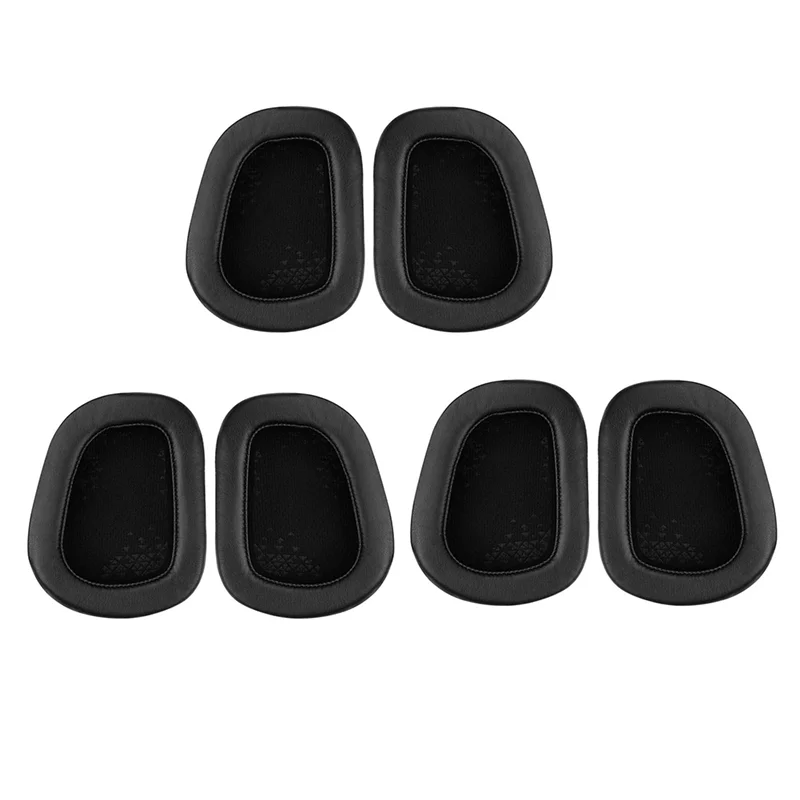 

3X Replacement Earmuff Earpads Cup Cover Cushion Ear Pads for Logitech G933 G633 Headphones