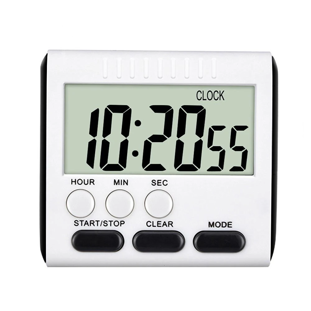 

LCD Cooking Timer Home Digital Timer Countdown Clock Reminder Tool Loud Alarm Stopwatch Reminder For Kitchen Sports Learning