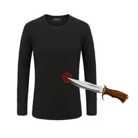 outdoor sports fishing lightweight soft invisible stab proof anti slashing self defense clothing cutting long sleeved t shirt