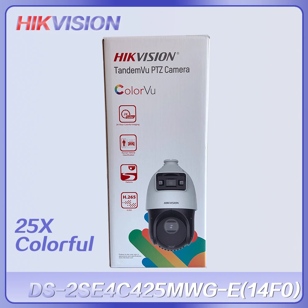 

Hikvision TandemVu 4-inch 4 MP 25X Colorful & IR DS-2SE4C425MWG-E/14(F0) Network Speed Dome IP Camera