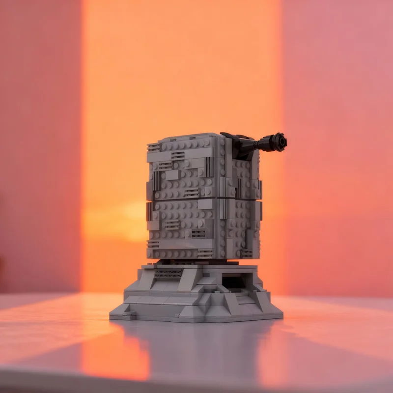 465 деталей MOC Eadu Turbolaser Cannon, модель для сборки, конструктор, архитектурный набор, рождественский подарок, игрушка, креативная идея, DIY, кирпичики (art.: 3920d7b062ff4) - 3920d7b062ff4