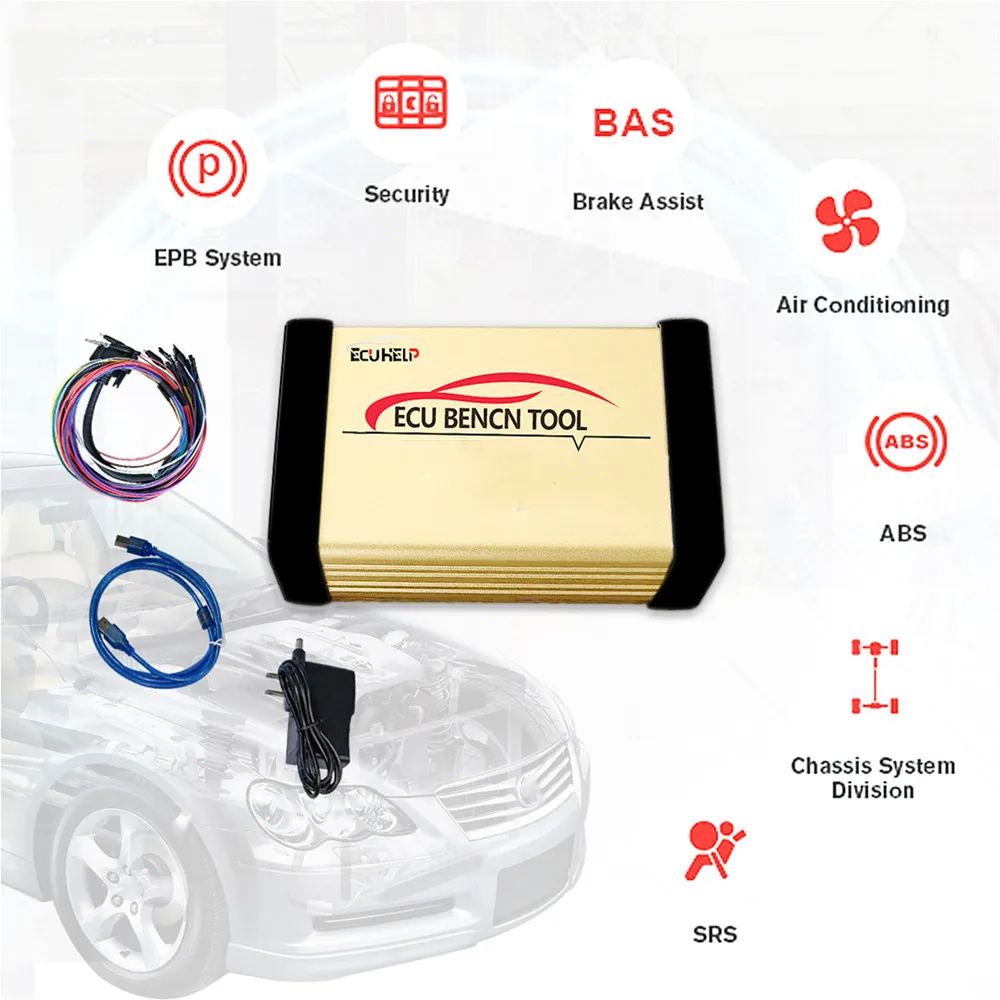 Устройство для чтения и записи ECUHELP ECU версии 2 0 с поддержкой Bosch MEDC17/MDG1/EDC16 VAG/VOLVO MED9