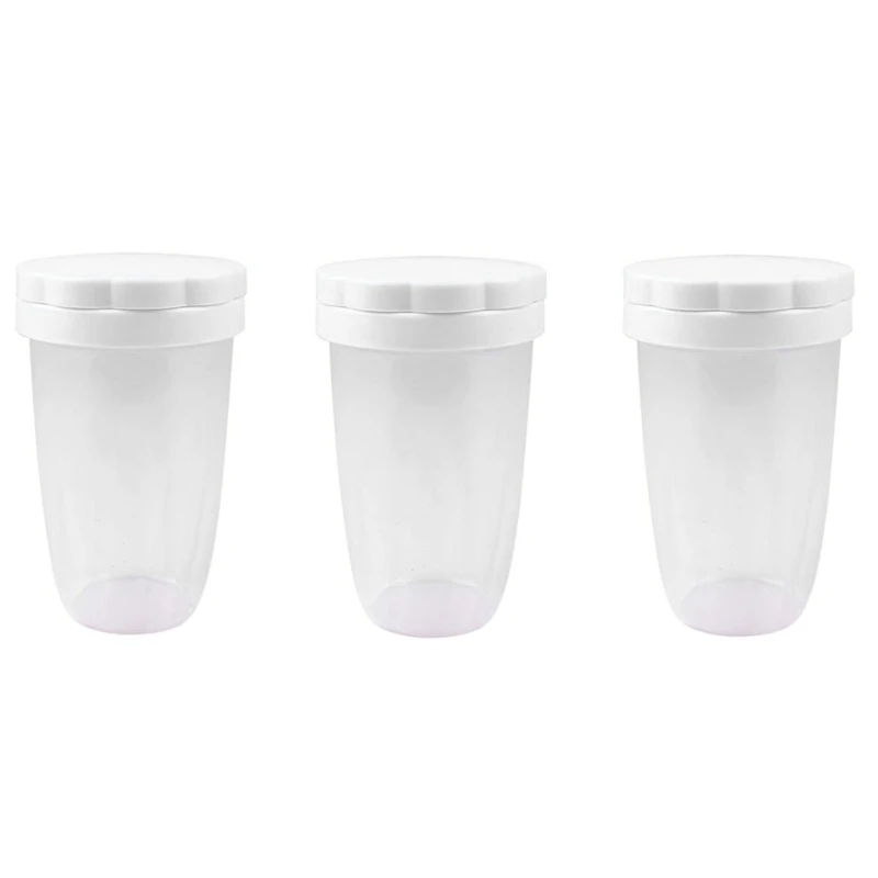 

Household Plastic Flour Cocoa Powder Sifters,DIY Baking Supply,Dredges Shaker Duster For Kitchen Flour Sieve Tool(3 PCS)