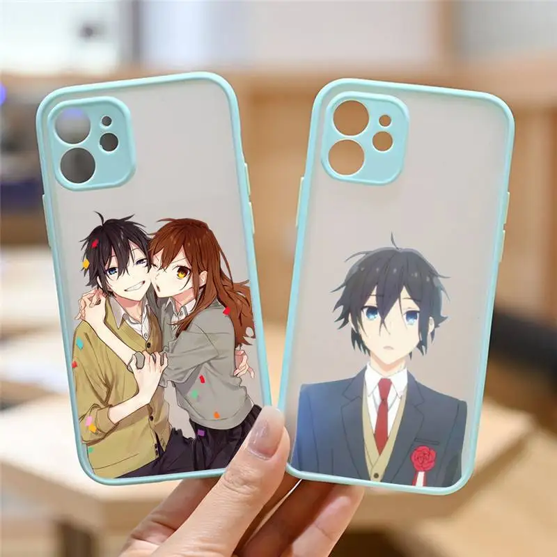 

Miyamura Izumi Horimiya Phone Case matte transparent For iphone 7 8 11 12 13 plus mini x xs xr pro max cover