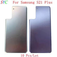 10pcslot rear door battery cover housing case for samsung s21 plus g996b s21 ultra g998b 5g back cover with logo repair parts