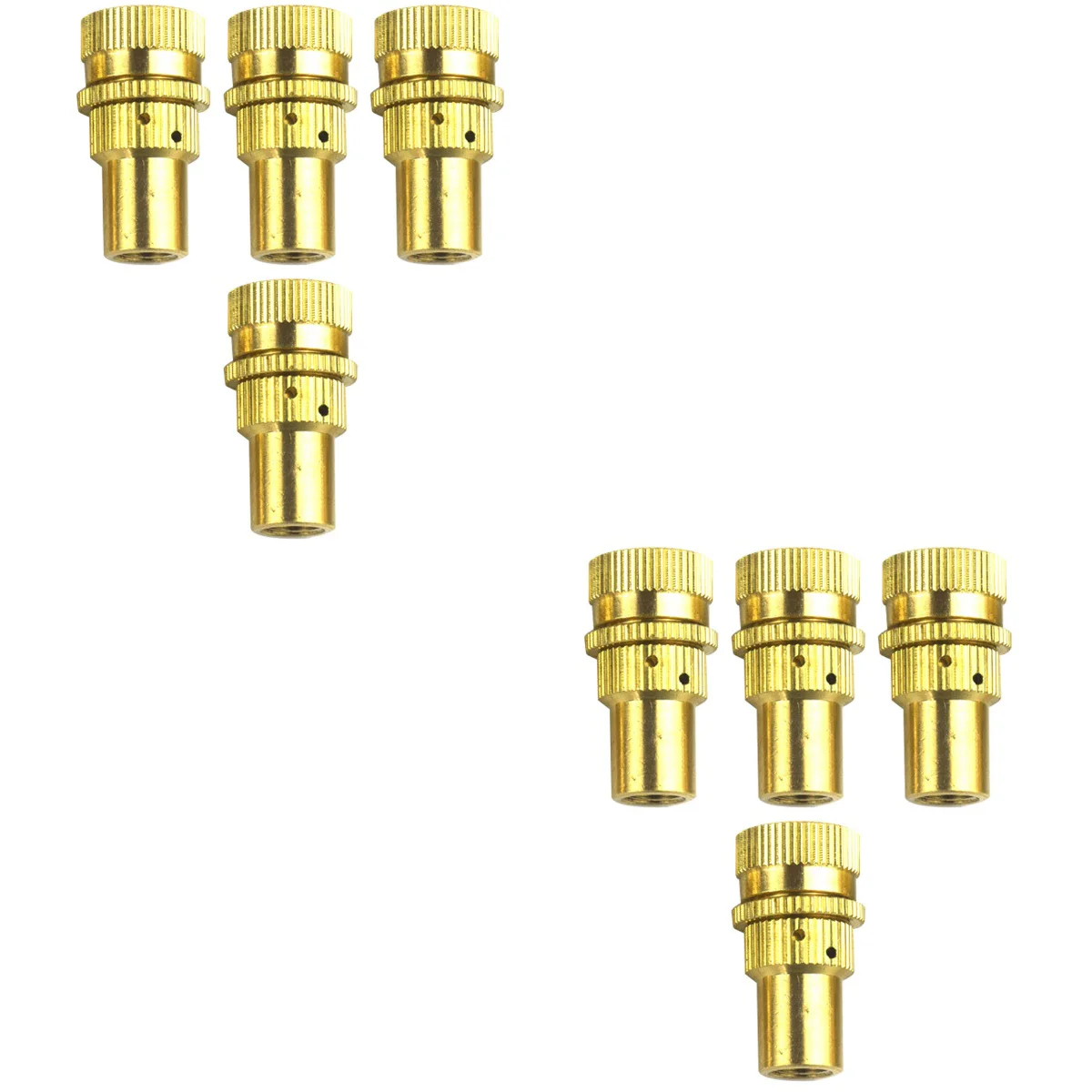 

8 pcs Universal Off-road Car Brass Desert Tire Deflators Kit Automatic Tyre Deflator Pressure Reducing Relief