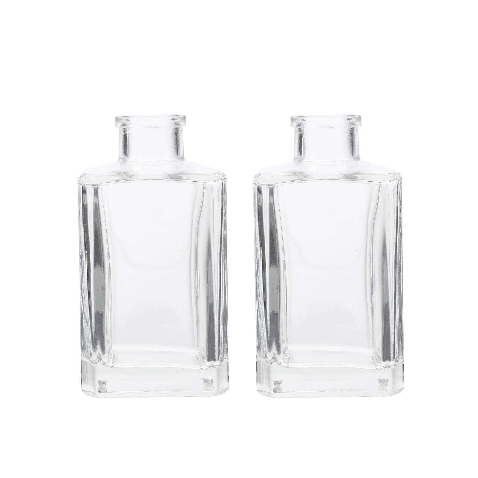 

Diffuser Bottles Bottle Oil Essential Empty Reed Aromatherapy Jars Fragrance Refillable Decorative Square Amber Perfume