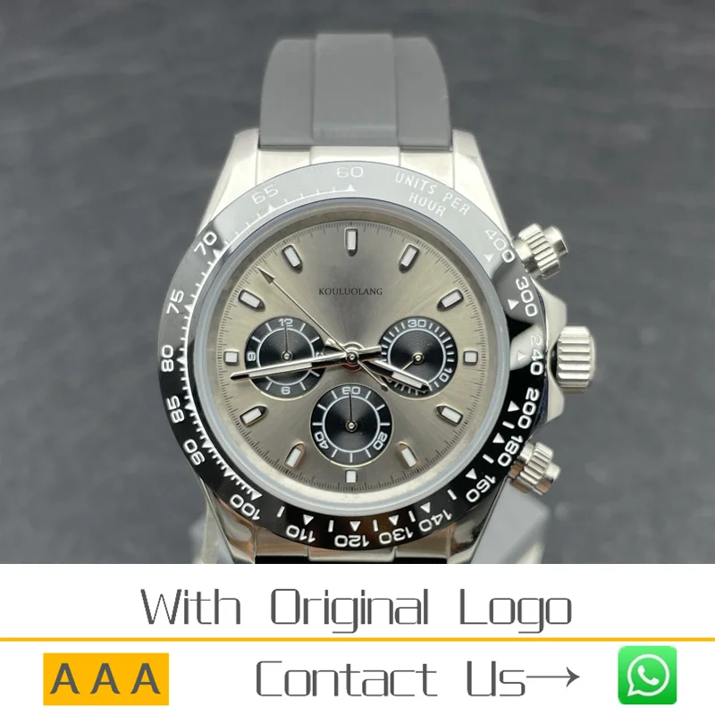 

40MM Men's Mechanical Watch Watch Sapphire Glass 904Stainless Steel Luminous Waterproof Gold Black Automatic Watch Men -RLX