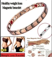 stainless steel weight loss energy magnetic bracelet mens and womens fashion health therapy magnet health jewelry
