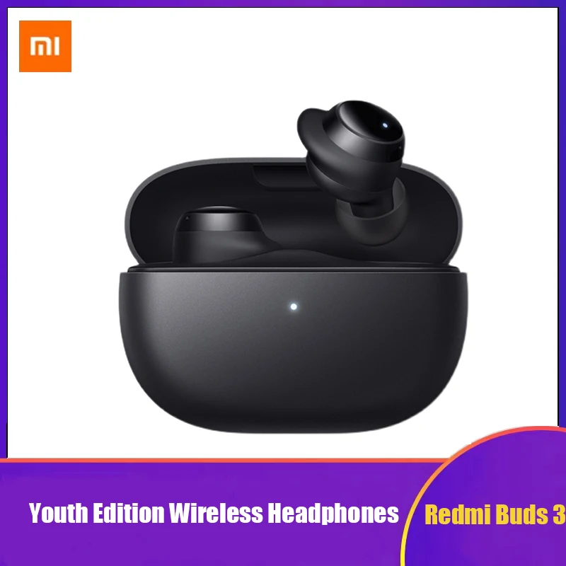 

Xiaomi Wireless Earbuds RedmiBuds3 Youth Edition Wireless Bluetooth Earphone Game Headphones Stereo Noise Reduction Headphone