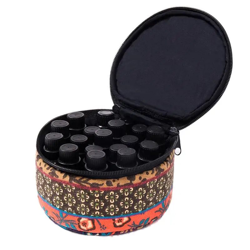 

Essential Oil Storage Bag For 15ml 10ml 5ml Bottle Portable Travel Essential Oil Storage Case Perfume Roller Bottle Carrying Bag