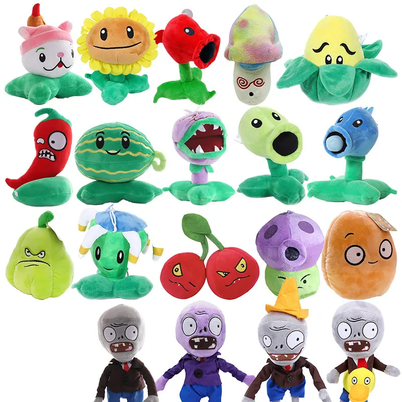 Фото 30 см Plants VS Zombies Плюшевые игрушки PVZ Gargantuar Шапки Пиратская утка Зомби Плюшевые мягкие игрушки Кукла Мягкая игрушка в подарок на Рождество, день рождения №1