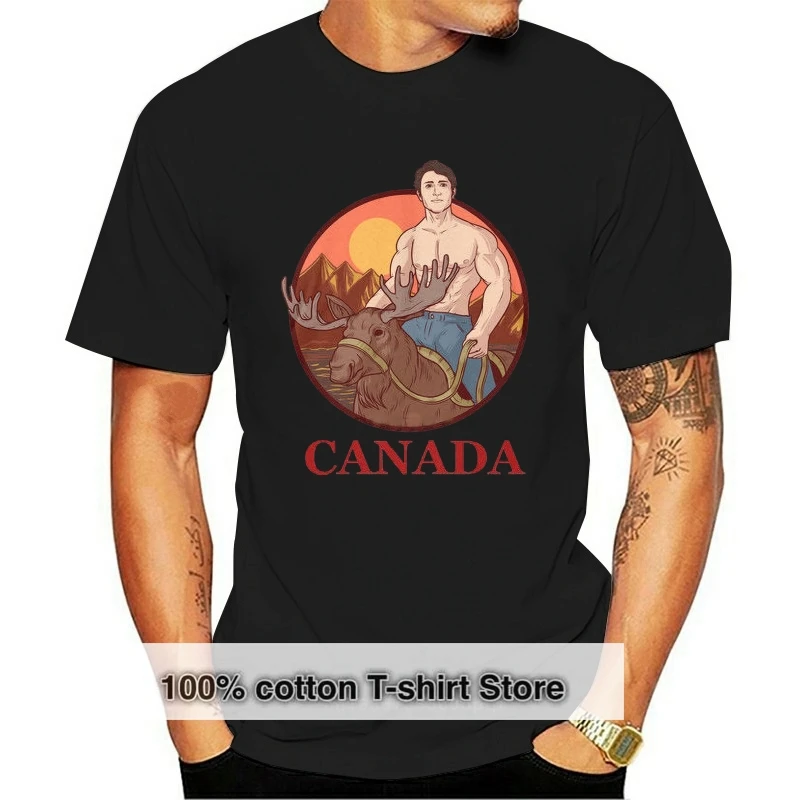 

Justin Trudeau Awesome Standard Unisex T Shirt Men T Shirt Free Shipping Top Tees 2018 Newest