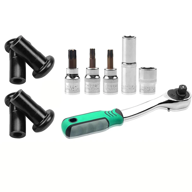 

Hard Top Door Removal Torx Set 82214166AB 68361574AB + Door Hinge Nuts For Jeep Wrangler JK JKU JL JLU 2007-2021