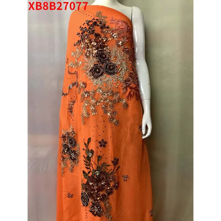 Большая Акция Африканский Шелковый золотой кожаный костюм для платья Анкары