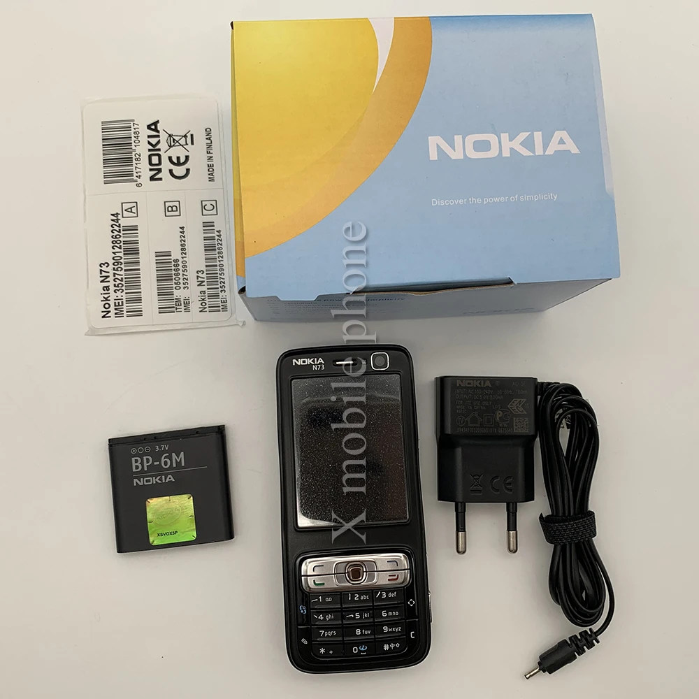Оригинальный Nokia N73 Classic разблокированный Восстановленный телефон стандарта GSM